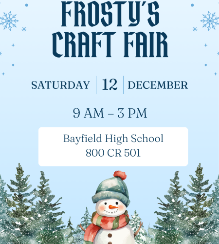 About light blue frosty snowflake winter party invitation